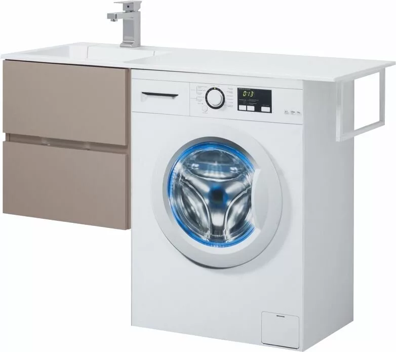 фото Тумба с раковиной Aquanet Алвита 120 L капучино арт. 00243775 