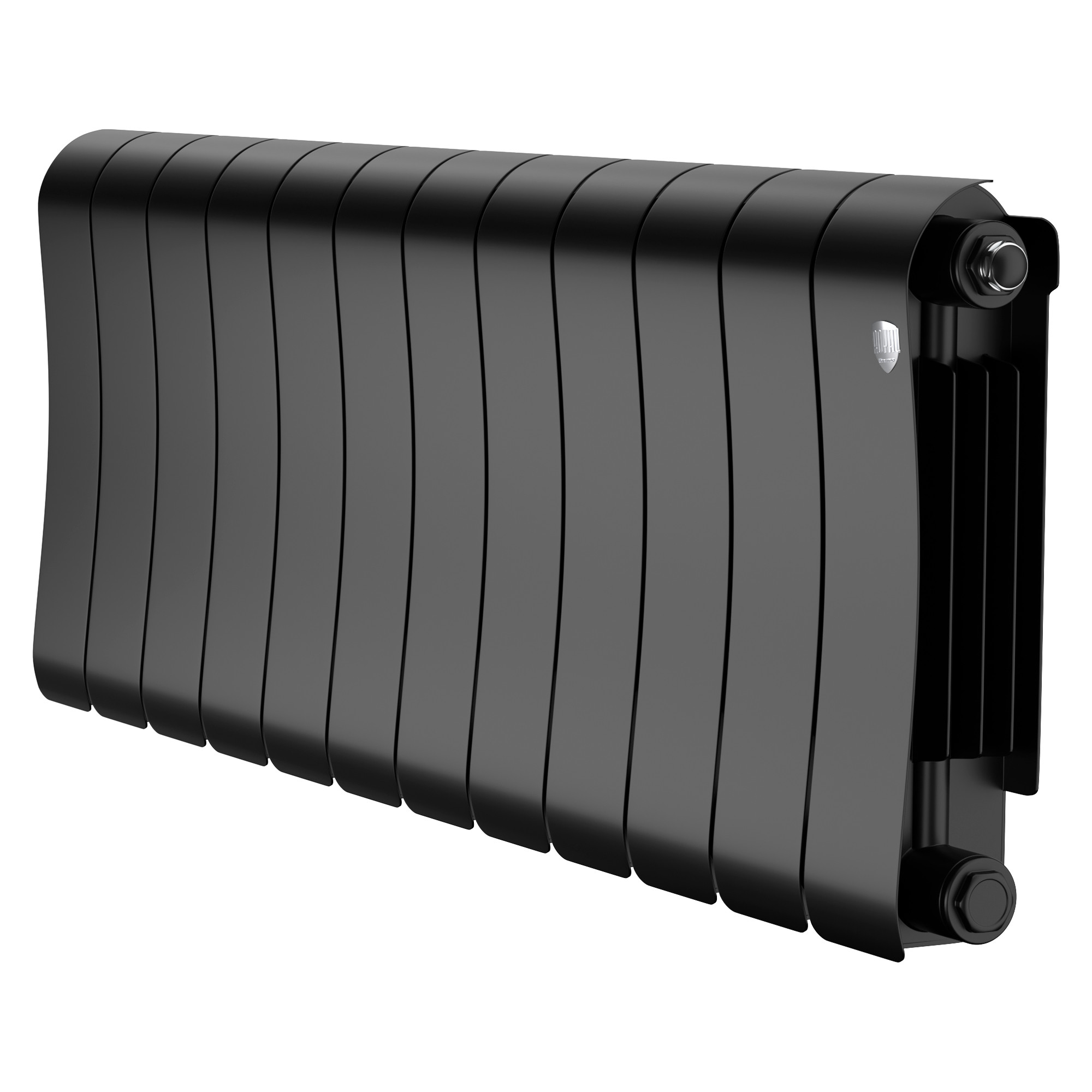 картинка Радиатор биметаллический Royal Thermo Infinity 300 Noir Sable 12 секции 