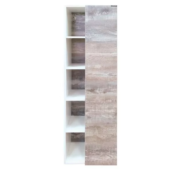 фото Шкаф-пенал Comforty Турин 45 дуб бежевый 