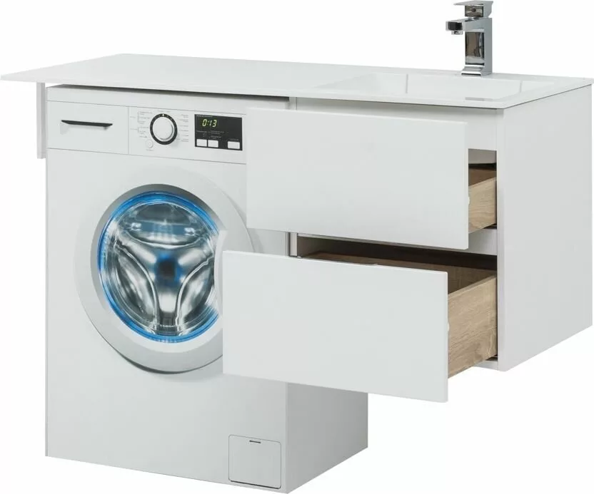 фото Тумба с раковиной Aquanet Алвита 120 R белый арт. 00243726 