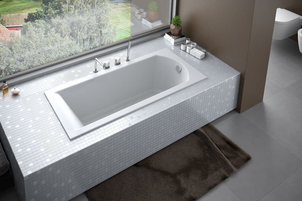 картинка Акриловая ванна Besco Shea Slim 150x70 с каркасом KMP15070 