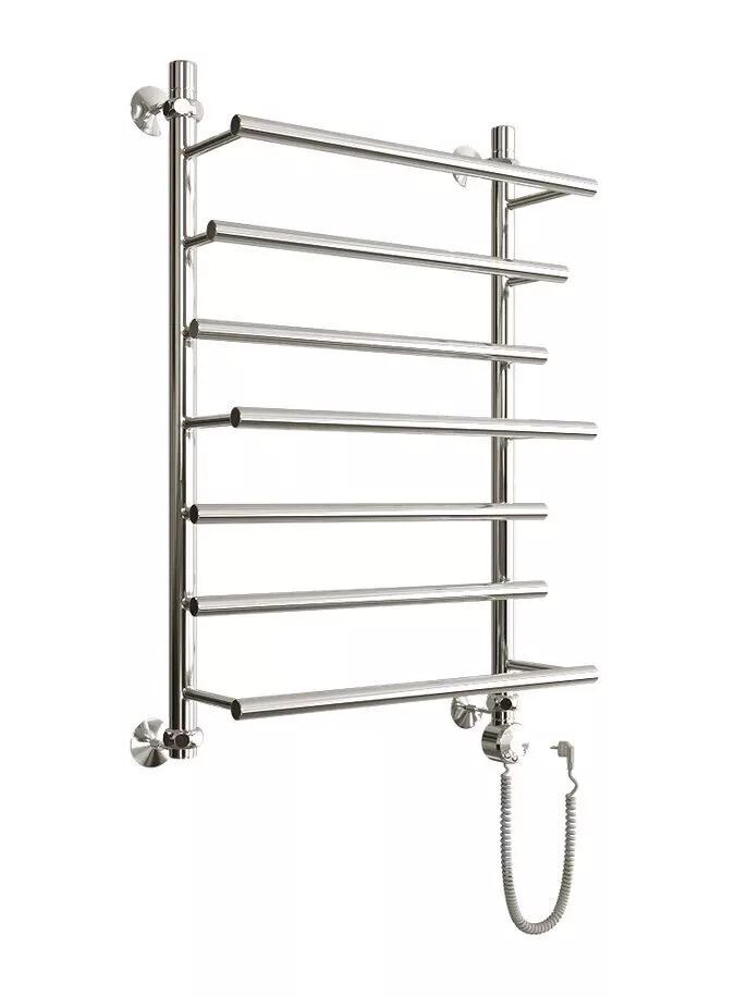 картинка Полотенцесушитель Двин Q primo electro 80/50 1"-3/4"-1/2" Электрический ТЭН справа К эл, Полированный (4627085905905) 