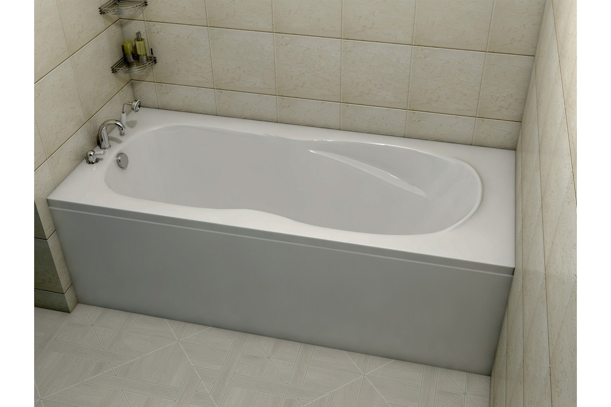 картинка Акриловая ванна Relisan Neonika 180x80 с каркасом и слив-переливом 