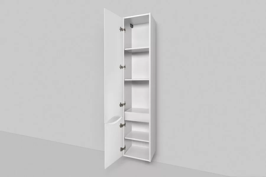 фото Шкаф-колонна AM.PM Like M80CHL0356WG подвесной левый 35 см двери белый глянец 