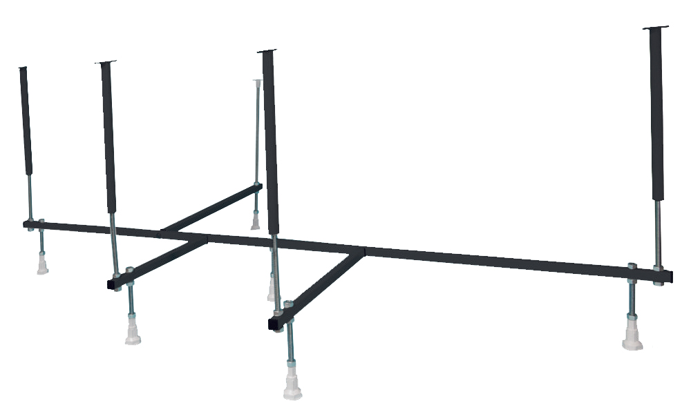 картинка Ванна Marka One JULIANNA 160x95 L с каркасом и слив-переливом 