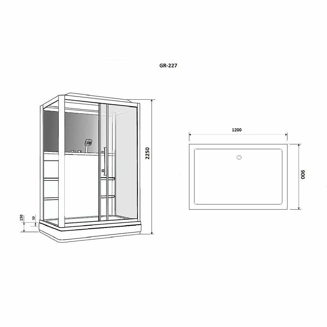 картинка Душевая кабина Grossman GR-227 R 