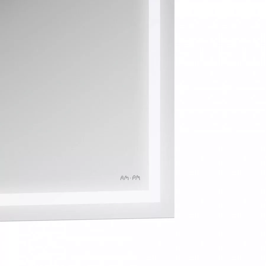 фото Универсальное зеркало AM.PM M91AMOX0551WG настенное с контурной LED-подсветкой 55 см 
