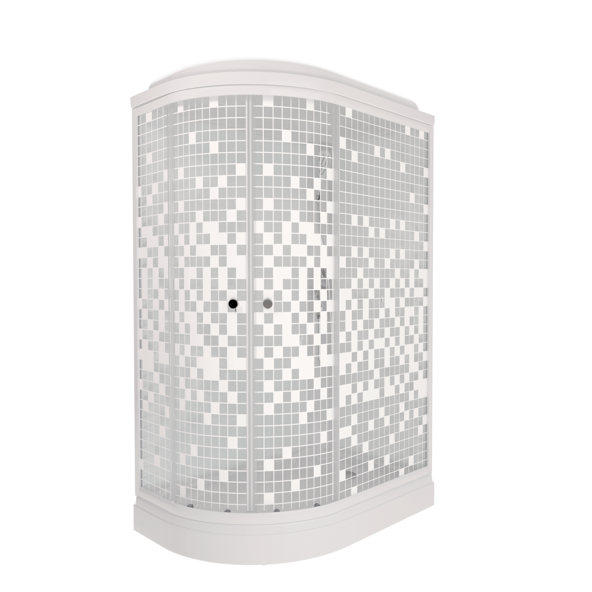 картинка Душевая кабина Triton Коралл А 120х80 правая мозаика 