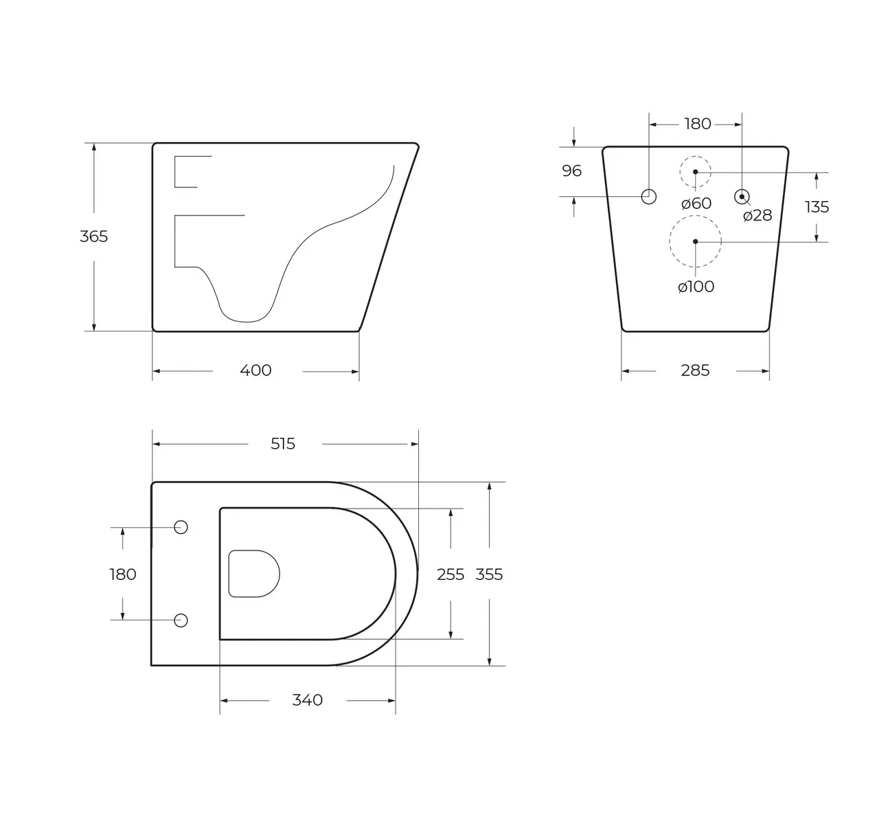 картинка Унитаз подвесной безободковый BelBagno FLAY-R BB053CHR/BB870SC 