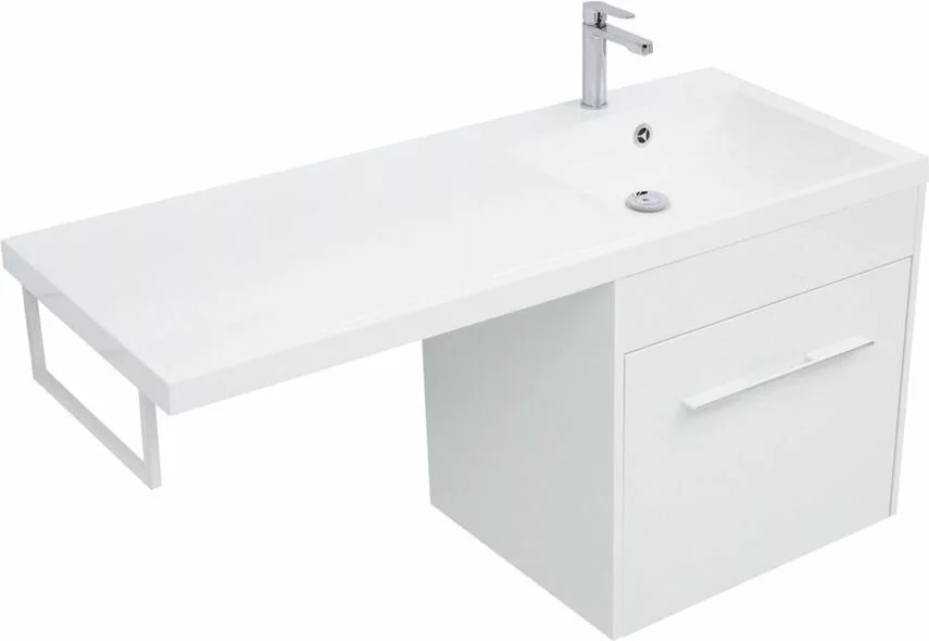 фото Тумба с раковиной Aquanet Августа 120 R белый арт. 00239782 