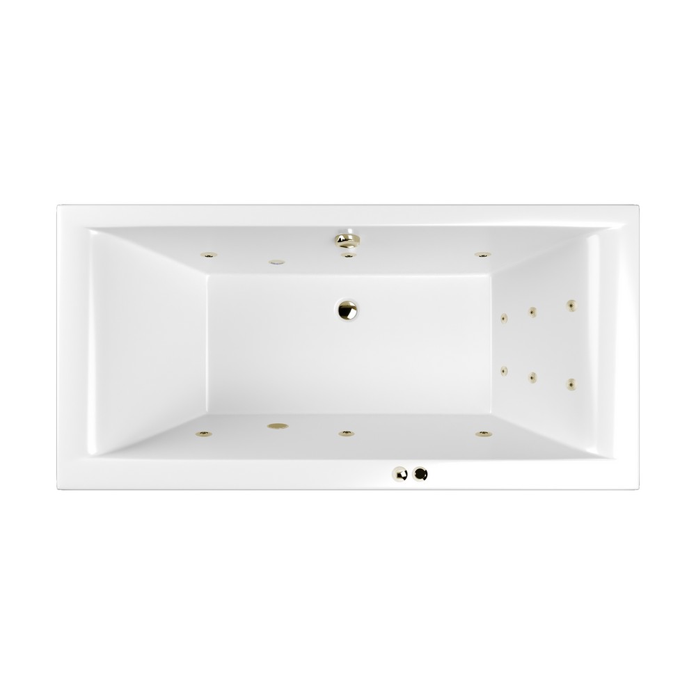 картинка Ванна WHITECROSS Savia Duo 170x80 LINE бронза 