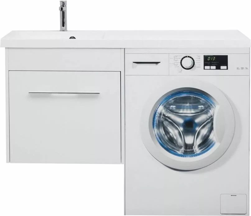 фото Тумба с раковиной Aquanet Августа 120 L белый арт. 00239781 