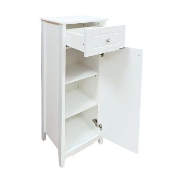 фото Шкаф-пенал Comforty Тбилиси 40 белый глянец 