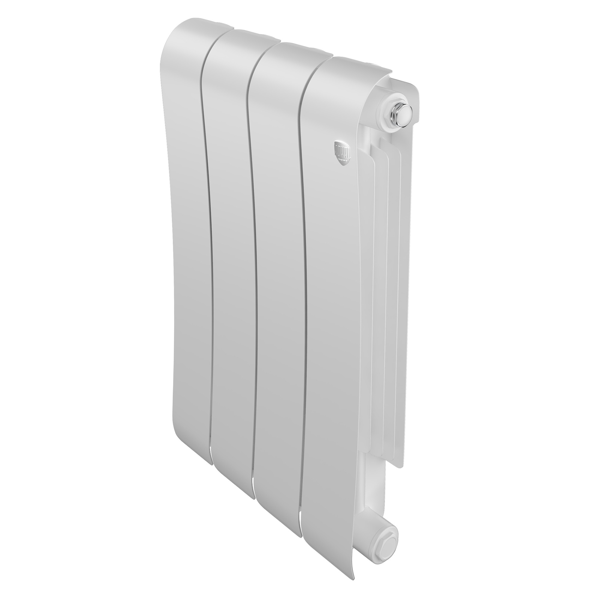 картинка Радиатор биметаллический Royal Thermo Infinity 500 Bianco Traffico 4 секции 