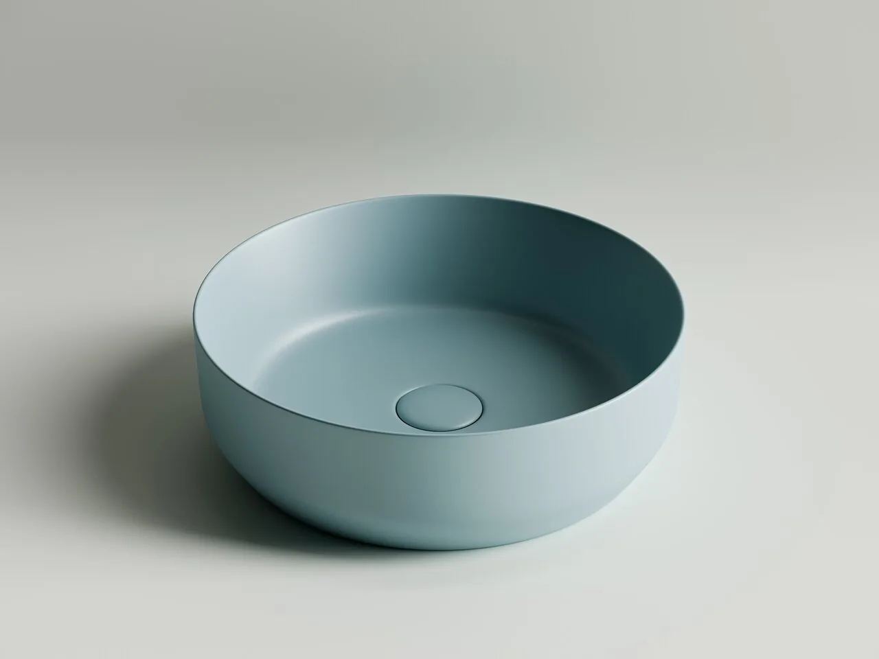 картинка Накладная раковина Ceramicanova Element CN6022MLG цвет зеленый матовый 39х39 см 