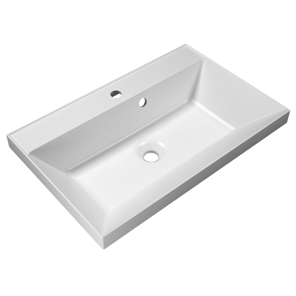 картинка Раковина из литьевого мрамора BelBagno BB700/450-LV-MR-AST  в ванную комнату