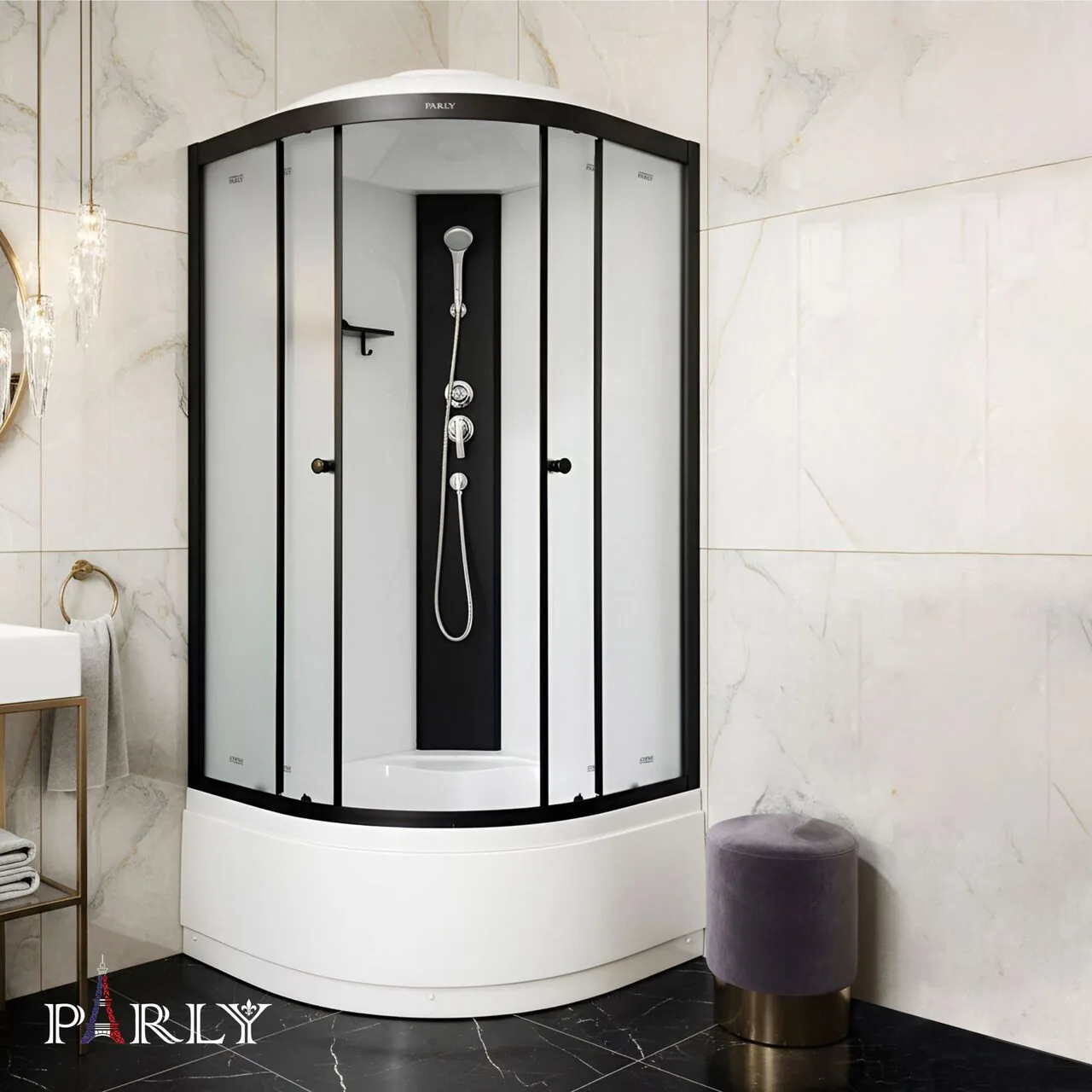 картинка Кабина душевая PARLY BETT B921 90х90х215 