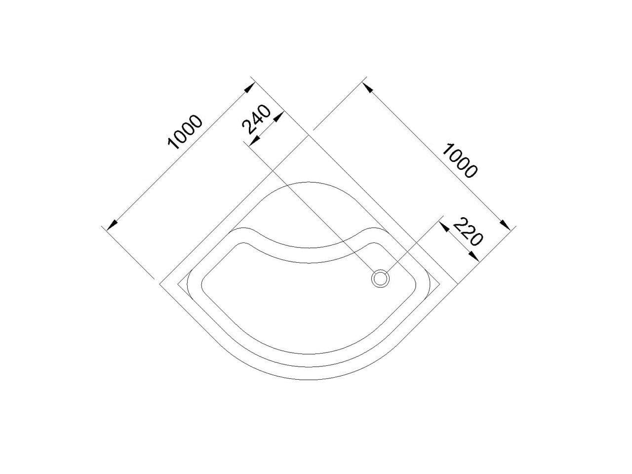 фото Душевой поддон Royal Bath 100BK 100x100x45 