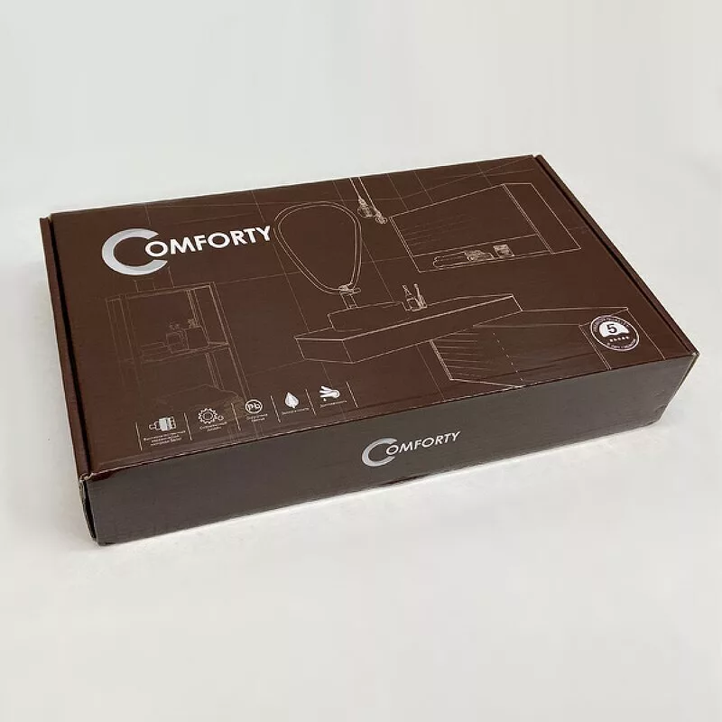 картинка Смеситель для раковины Comforty FC018B-CMT 00004149948, черный 