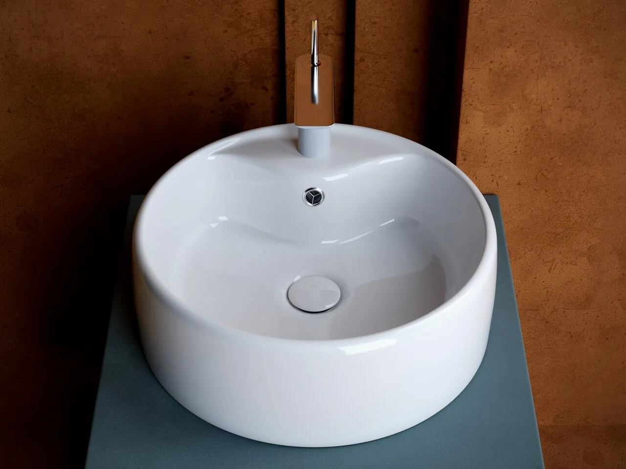 картинка Накладная раковина Ceramicanova Element CN5027 цвет белый 40х40 см 