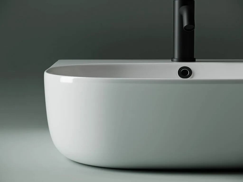 картинка Накладная раковина Ceramicanova Element CN5011 цвет белый 49х44.5 см 