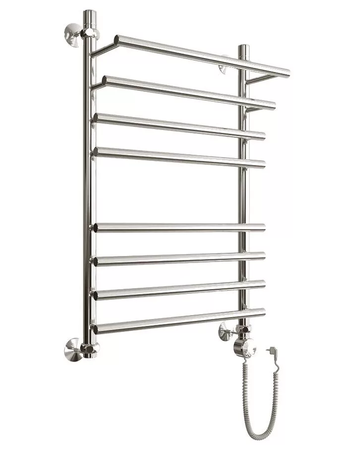 картинка Полотенцесушитель Двин F primo electro 80/50 1"-3/4"-1/2" Электрический ТЭН справа К эл, Полированный (4627085361138) 