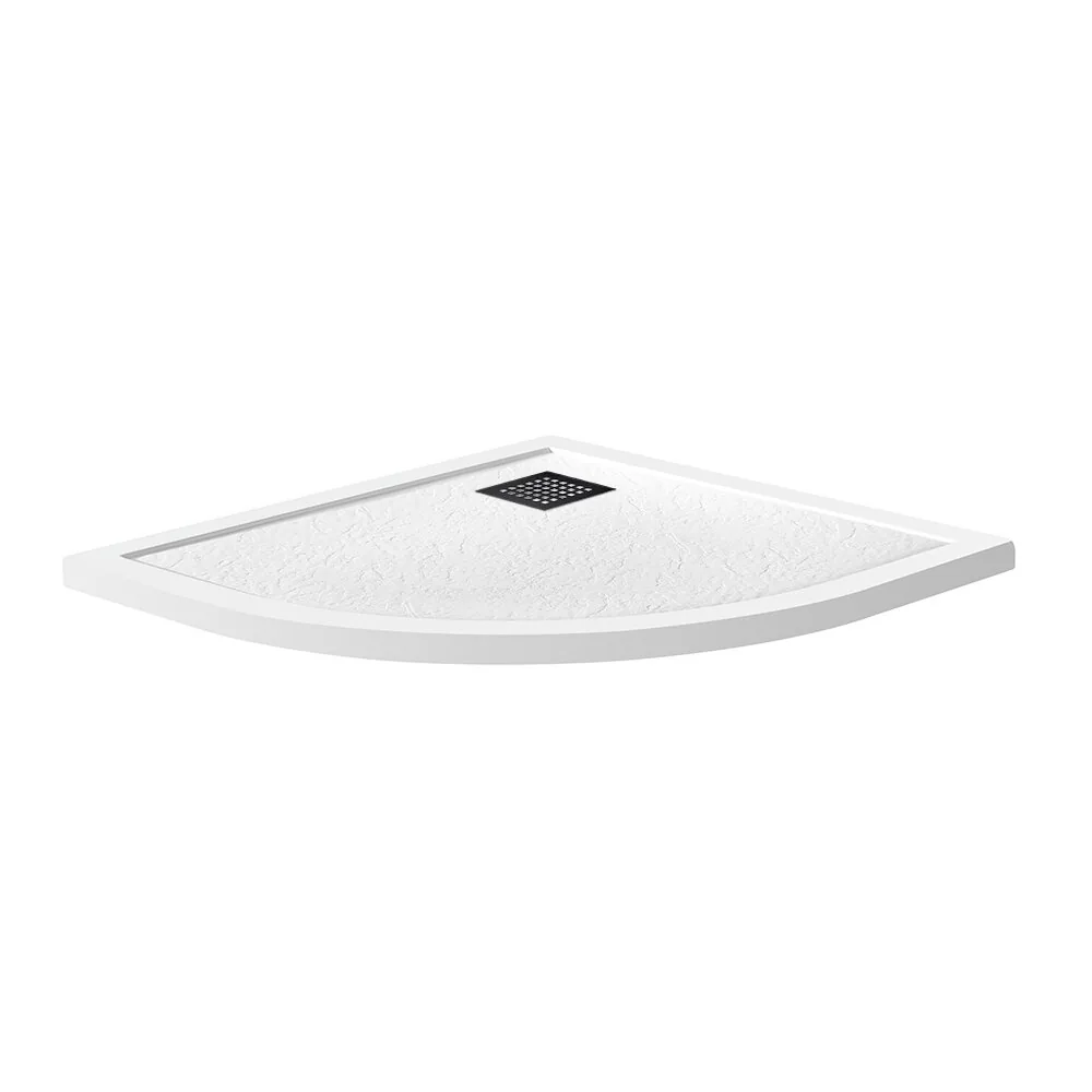 фото Душевой поддон из искусственного мрамора с сифоном BelBagno UNO TRAY-MR-UNO-R-80-550-35-W-NO 