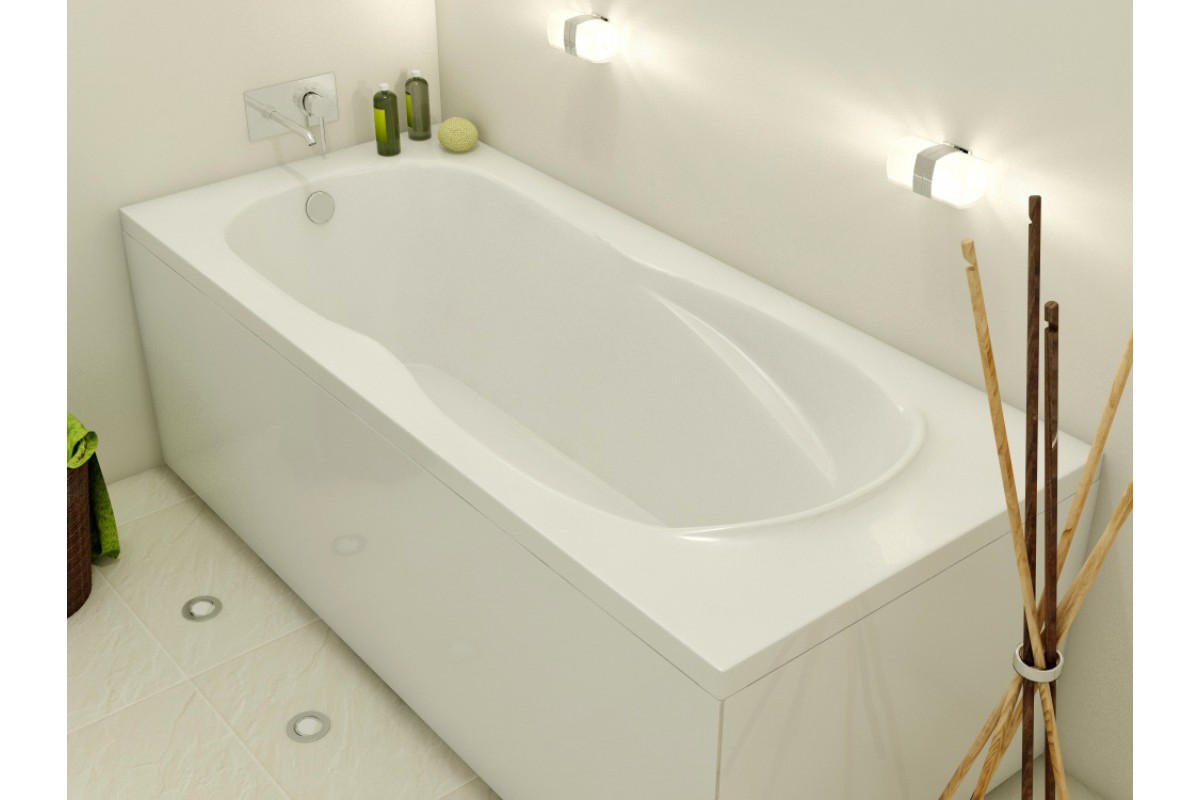 картинка Акриловая ванна Relisan Neonika 150x70 с каркасом и слив-переливом 