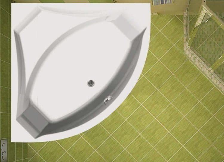 картинка Акриловая ванна Vagnerplast Veronela corner 140x140 с каркасом VPK140140 