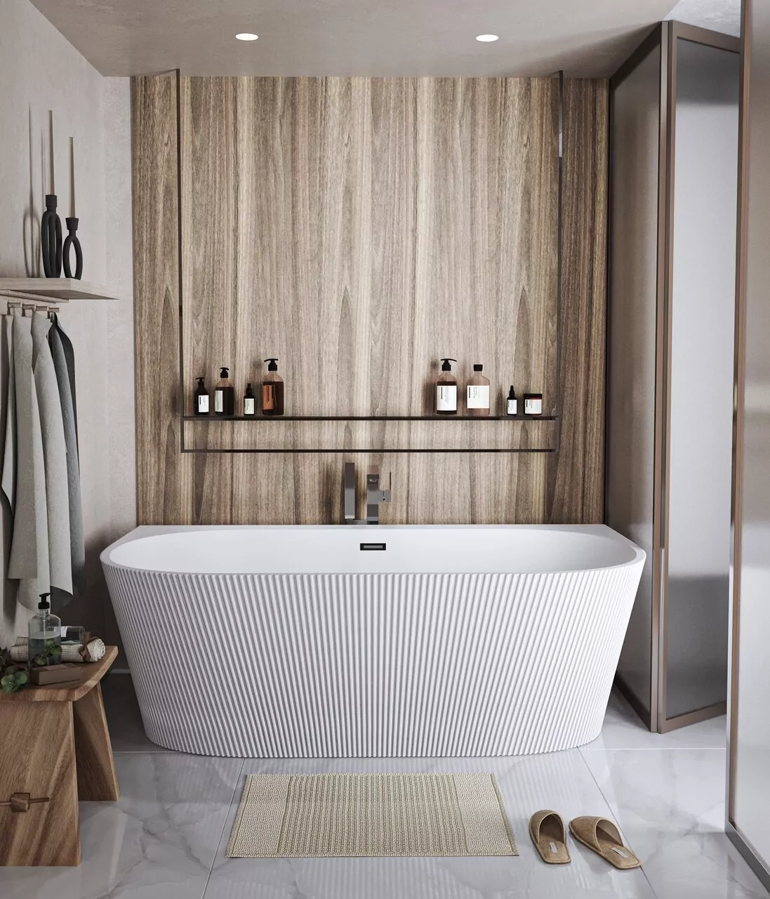 картинка Ванна отдельностоящая Grossman GR-17071M Cristal 170x80x58 