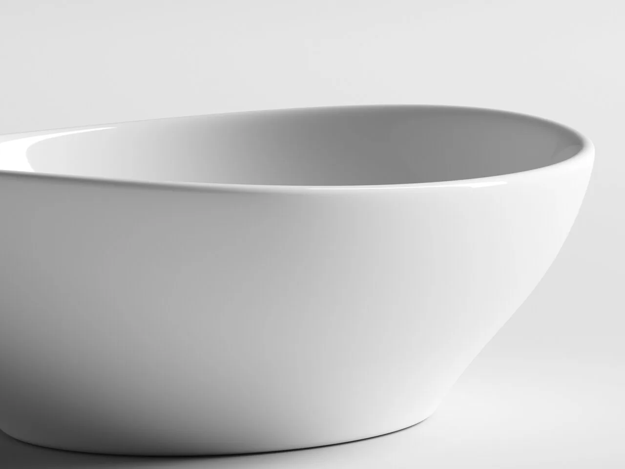 картинка Накладная раковина Ceramicanova Element CN6016 цвет белый 40.5х33 см 