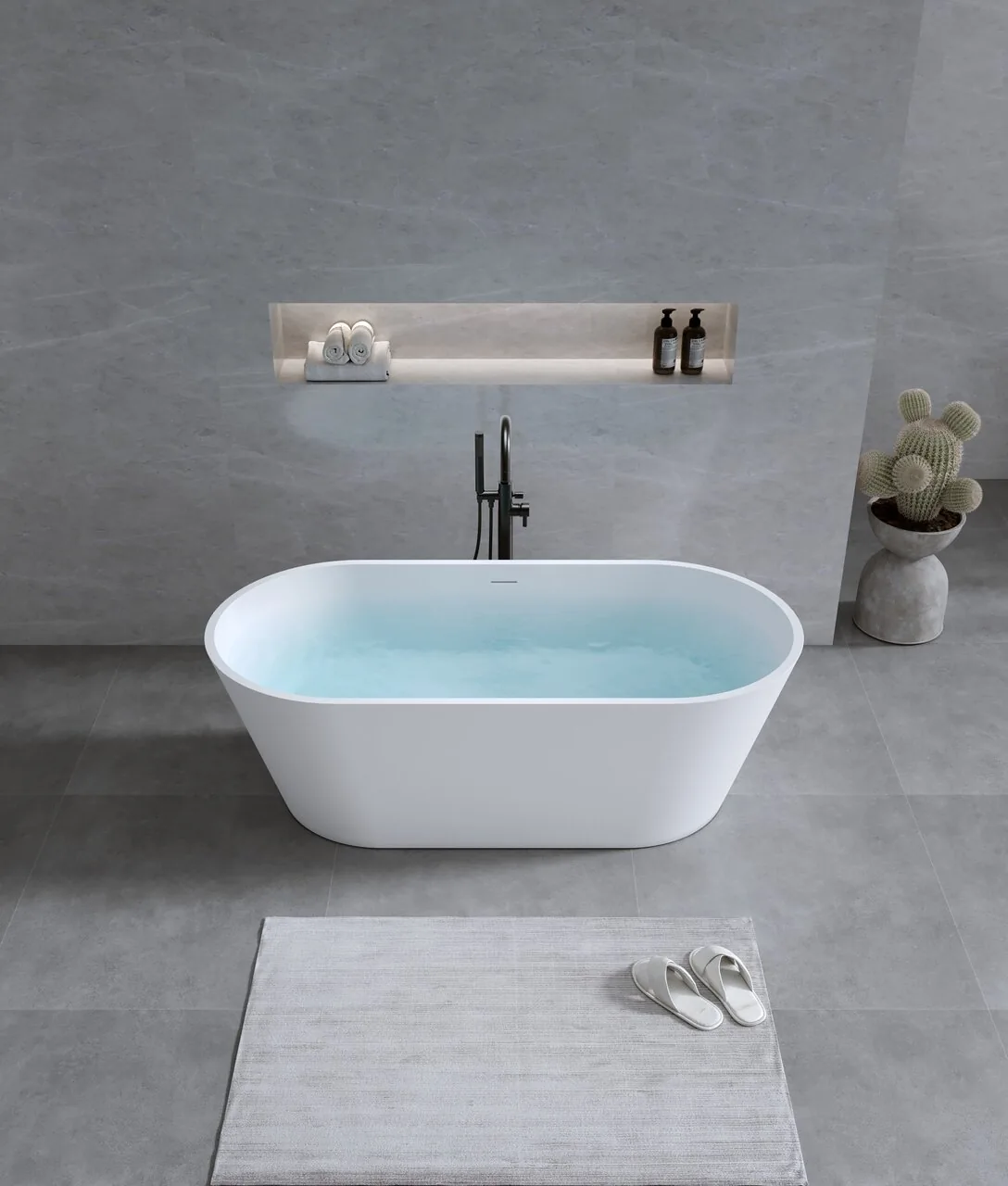 картинка Ванна Timo solid ELISSA1580 1580х740х580 