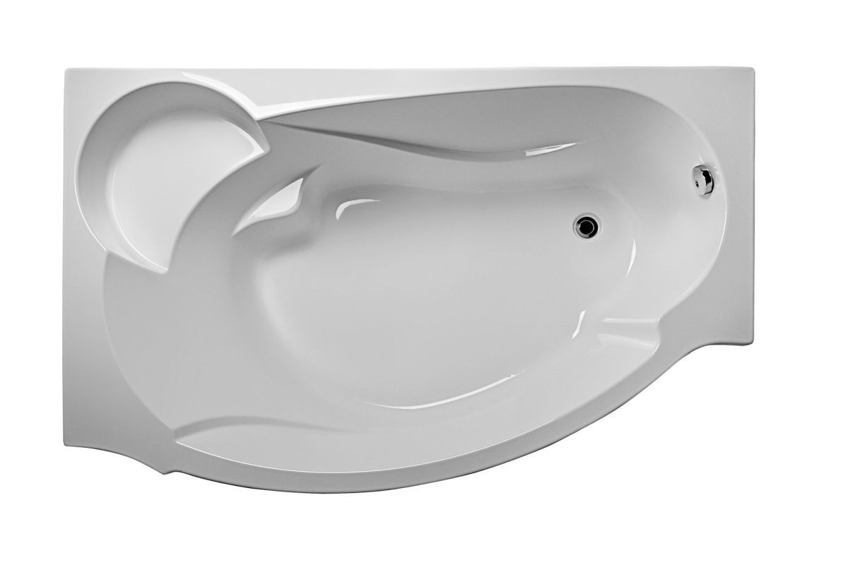 картинка Акриловая ванна Eurolux ALEXSANDRIA 170x110L с каркасом, экраном и слив-переливом 