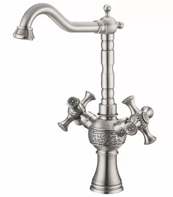 картинка Смеситель для кухонной мойки ZORG Antic A 7004K-SL 