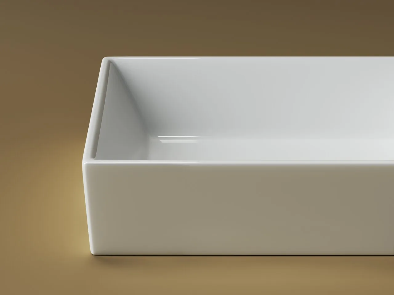 картинка Накладная раковина Ceramicanova Element CN5013 цвет белый 59х39 см 