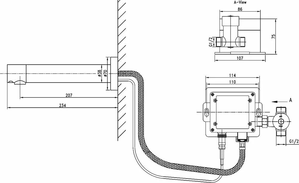 картинка Смеситель для раковины Lemark Project LM4651CE 