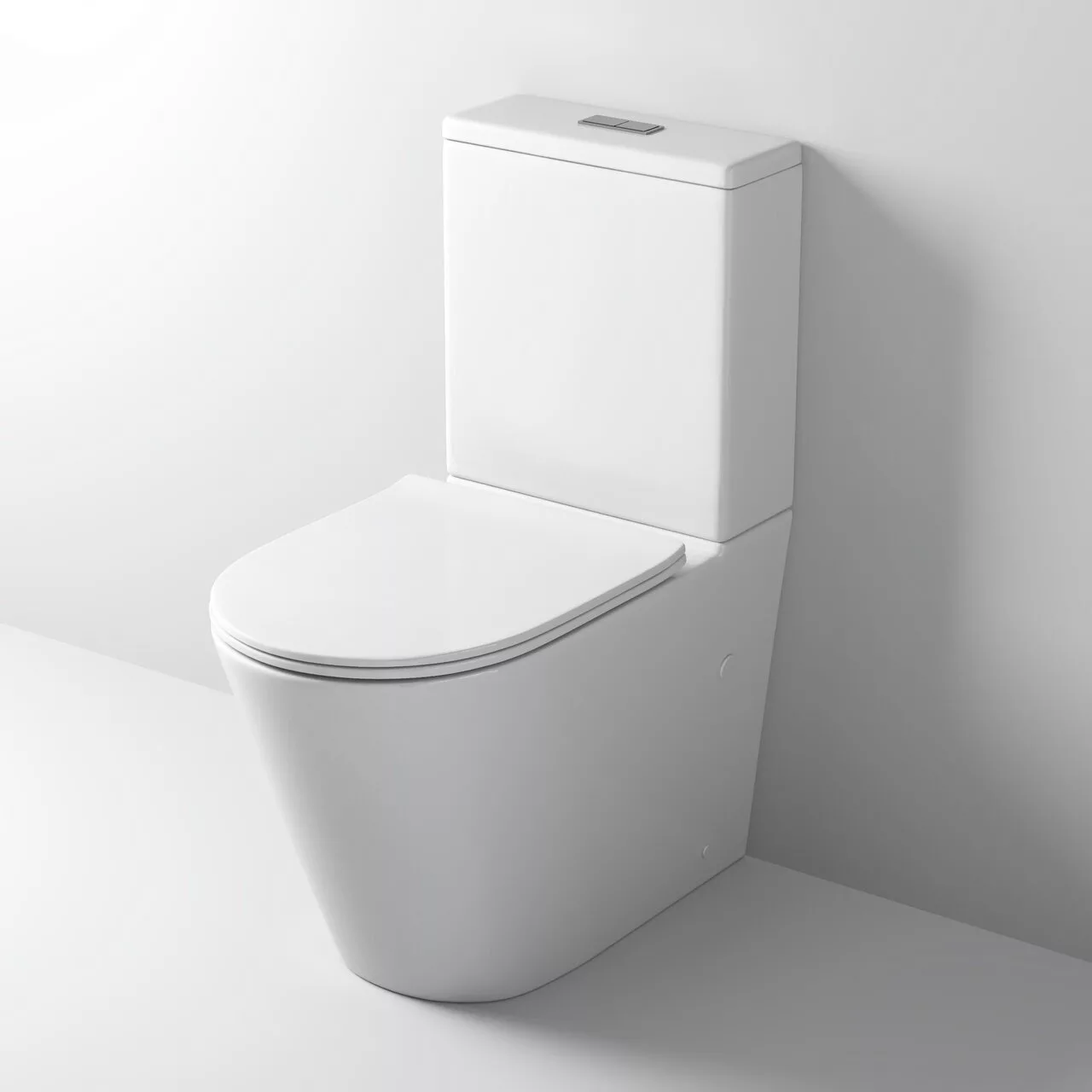 картинка Унитаз Grossman GR-4458S 640х360х835 см напольный безободковый с тонкой крышкой 