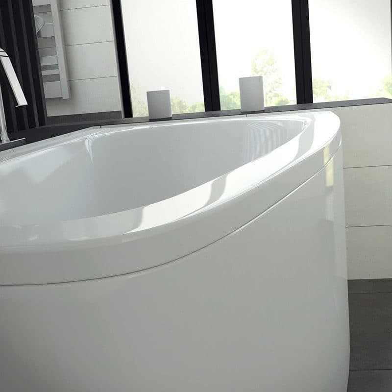 картинка Акриловая ванна Besco Luna 150x80 L с ножками Stel 