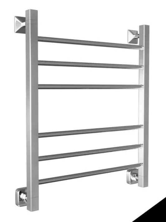 картинка Полотенцесушитель Двин S Plaza 80/50 Водяной (К3 Квадрат Черный матовый) (4656759174453) 