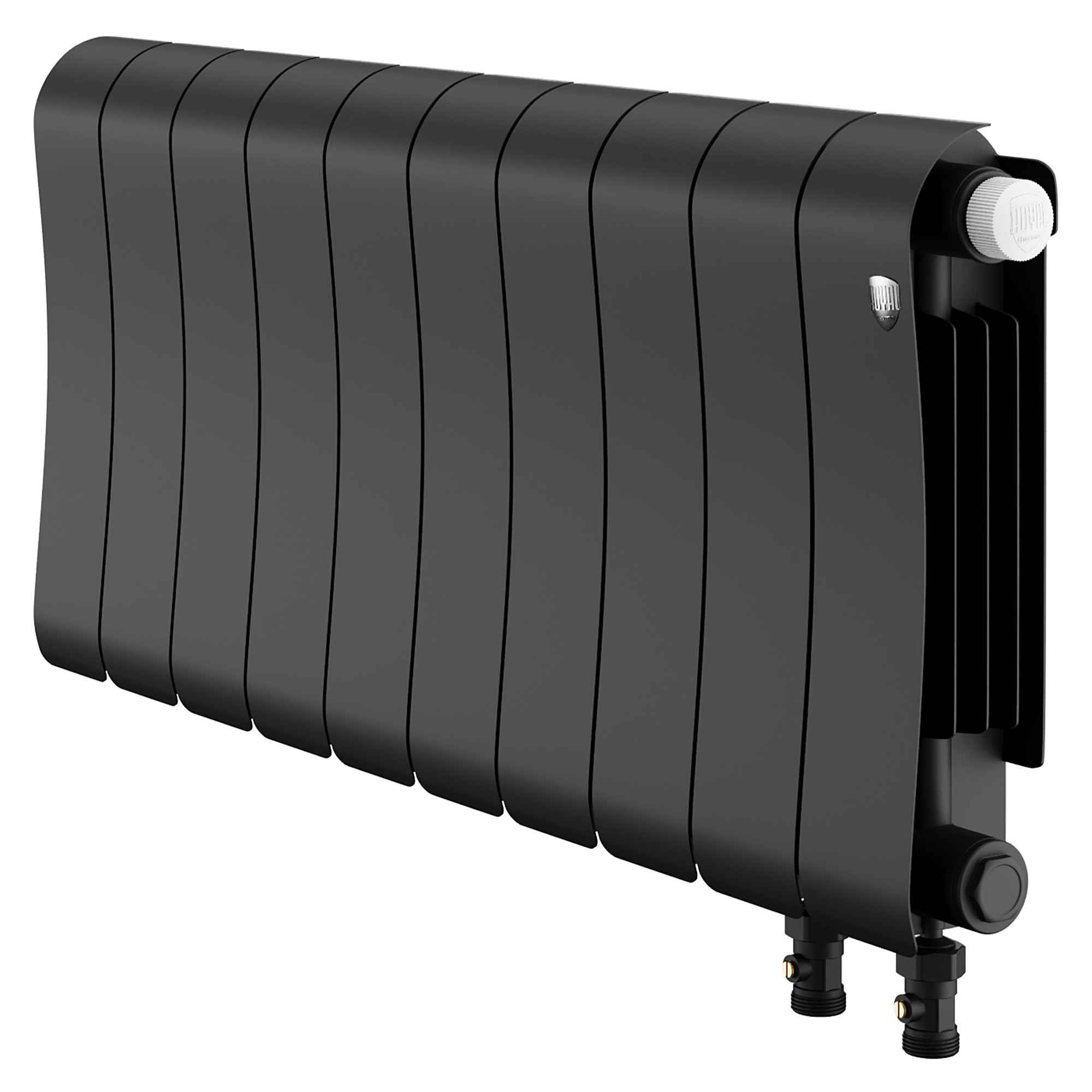 картинка Радиатор биметаллический Royal Thermo Infinity 300 Noir Sable VR80 10 секций 