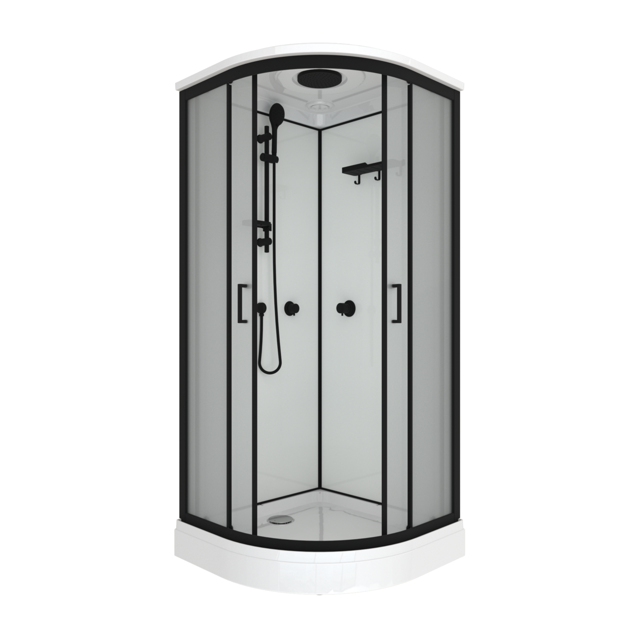 картинка Душевая кабина Triton Прайм-Блэк-Вельвет 90 А 