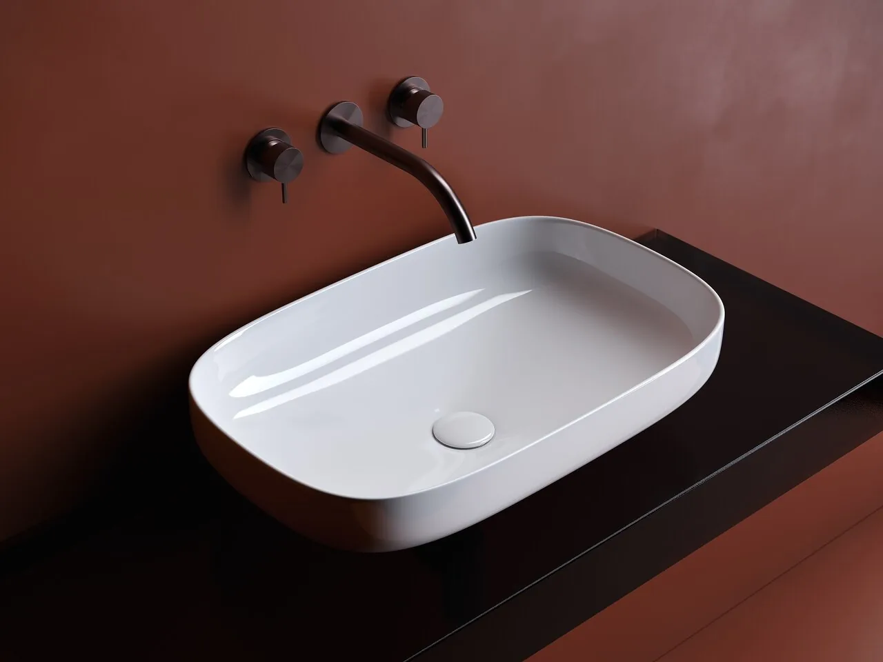 картинка Накладная раковина Ceramicanova Element CN5030 цвет белый 60х38 см 