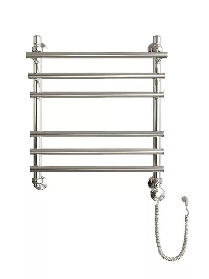 картинка Полотенцесушитель Двин F primo electro 60/50 1"-3/4"-1/2" Электрический ТЭН справа К эл, Полированный (4627085918950) 