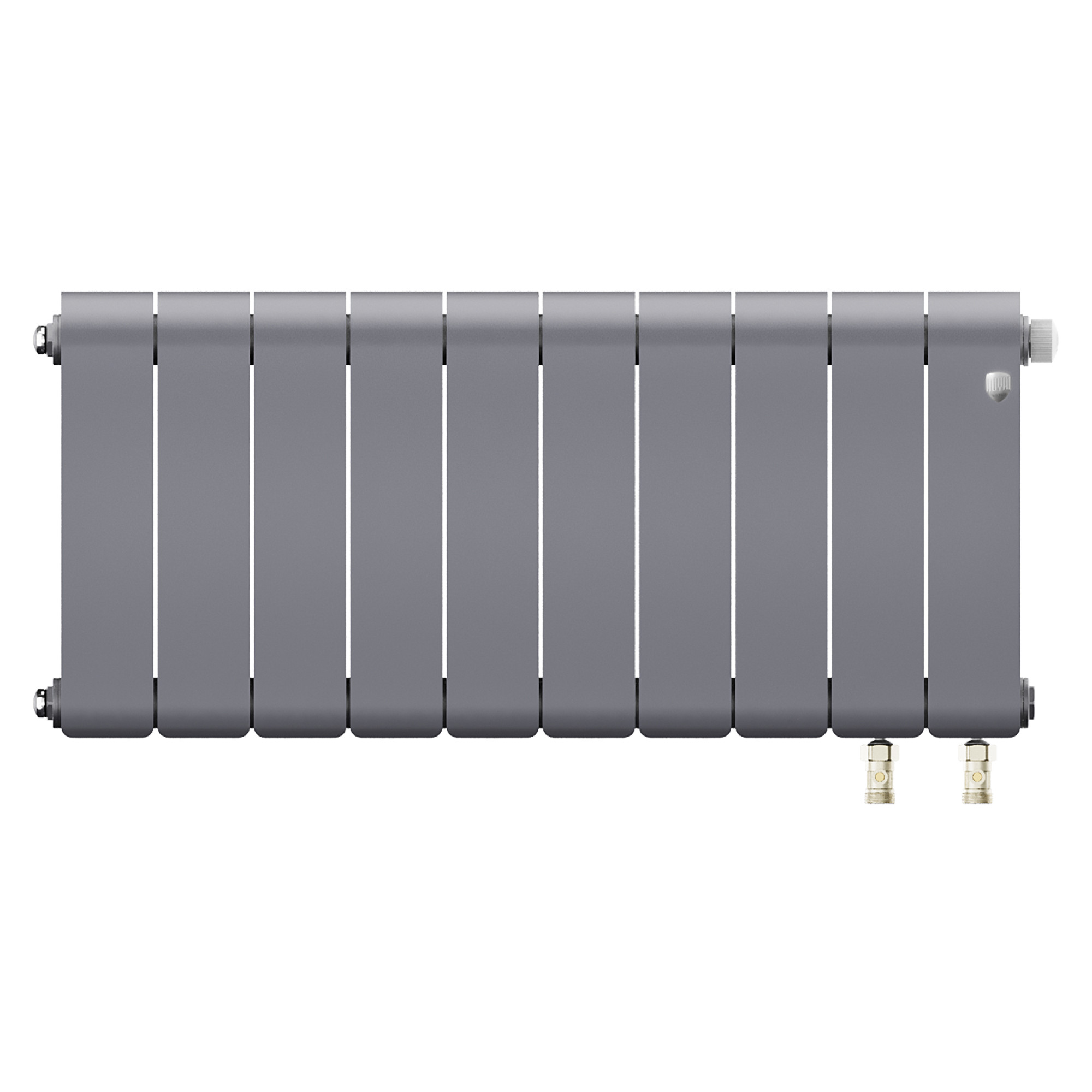 картинка Радиатор биметаллический Royal Thermo Infinity 300 Silver Satin VR80 10 секций 