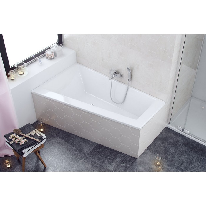 картинка Ванна EXCELLENT Sfera Slim 170x100 левая с ножками HW-ST-NWAEX-68 