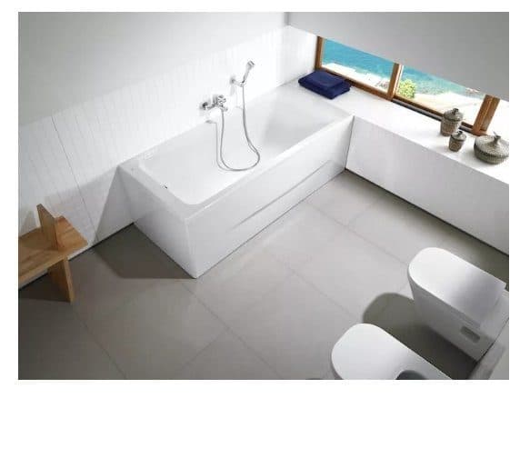 картинка Акриловая ванна Roca Easy 170x70 см с монтажным набором ZRU9302907 