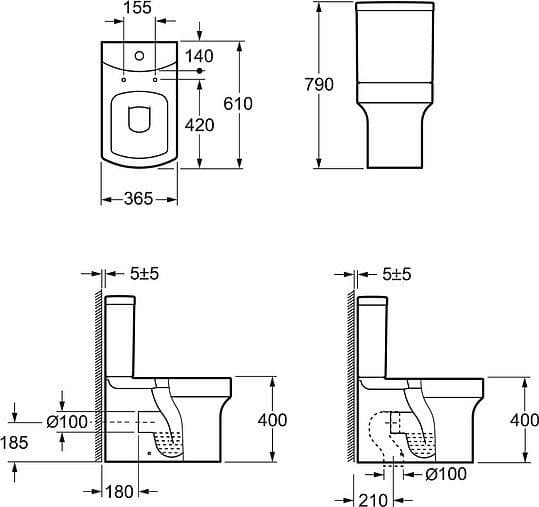 картинка Унитаз-компакт Grossman Status GR-N3010 