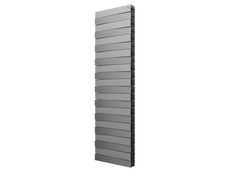 картинка Радиатор биметаллический Royal Thermo PianoForte Tower Silver Satin 22 секции 