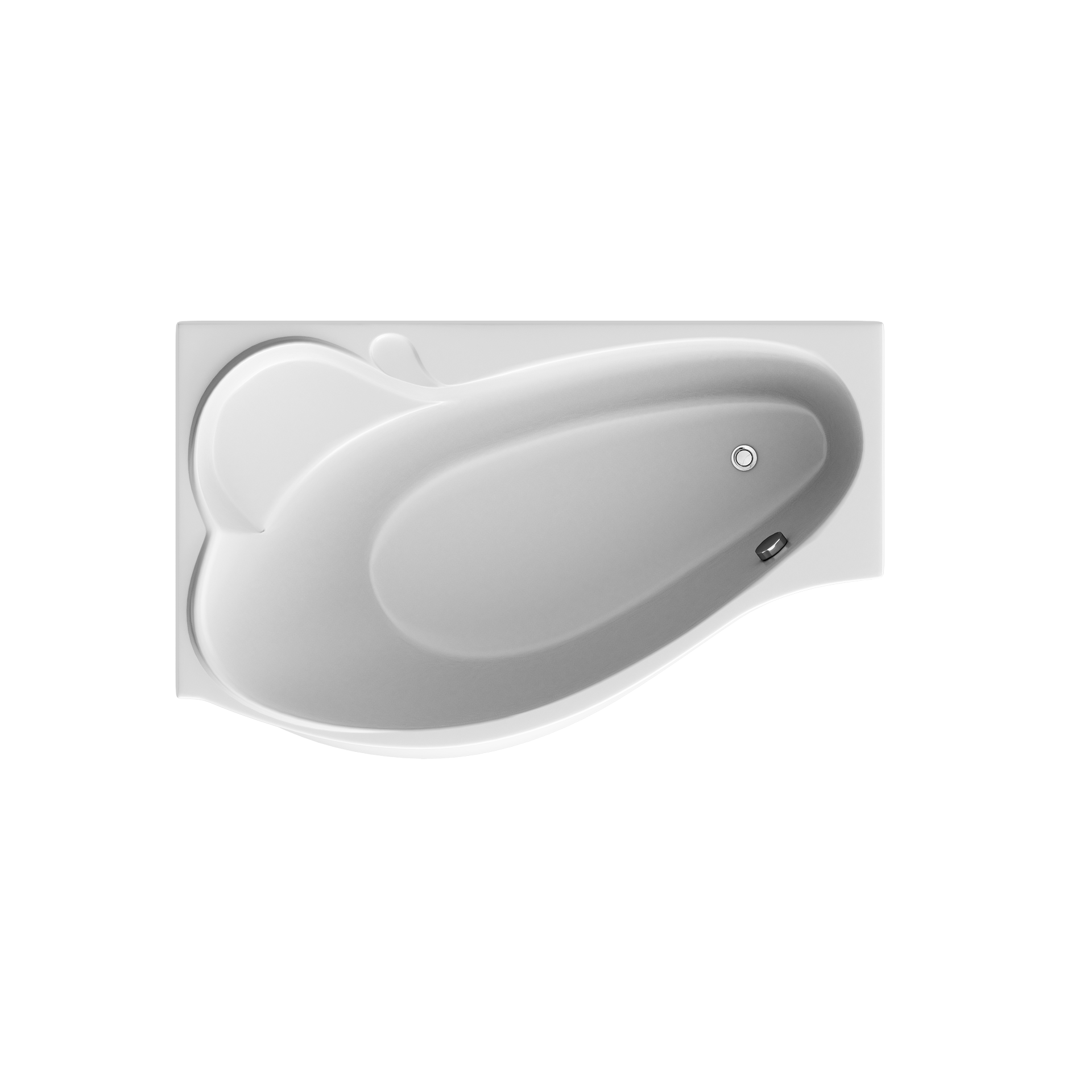 картинка Ванна Marka One GRACIA 150x90 L с каркасом и слив-переливом 