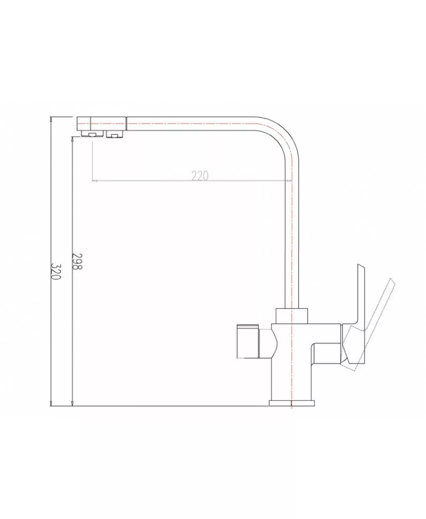 картинка Смеситель для кухонной мойки ZORG Sanitary ZR 334 YF- ПЕСОЧНЫЙ 